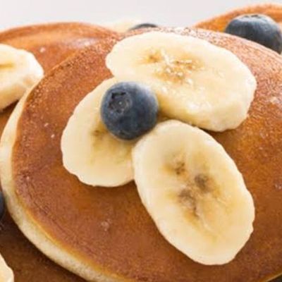 Nutella and banana pancakes