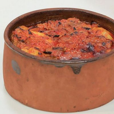 Casserole with Potatoes and kandouz