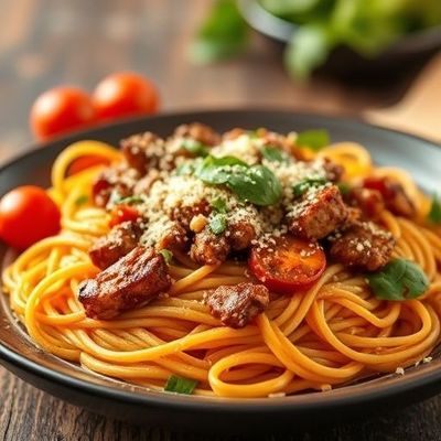 Spaghetti meat Fajita