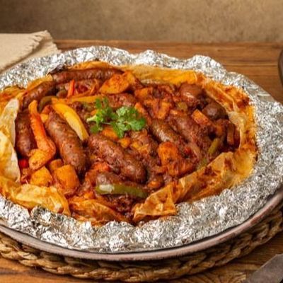 Sausage Waraqah With Potatoes