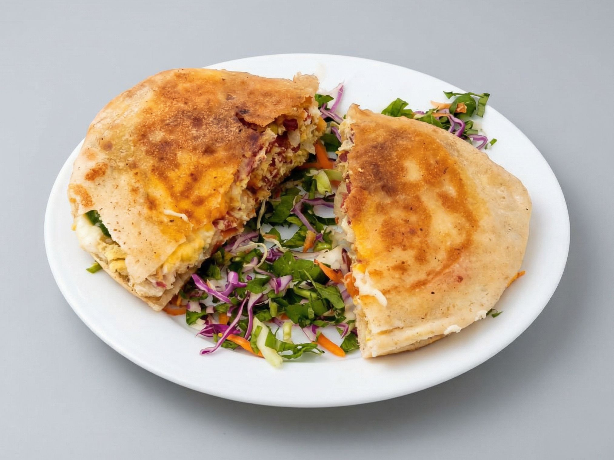 Egg and Sausage Hawawshi