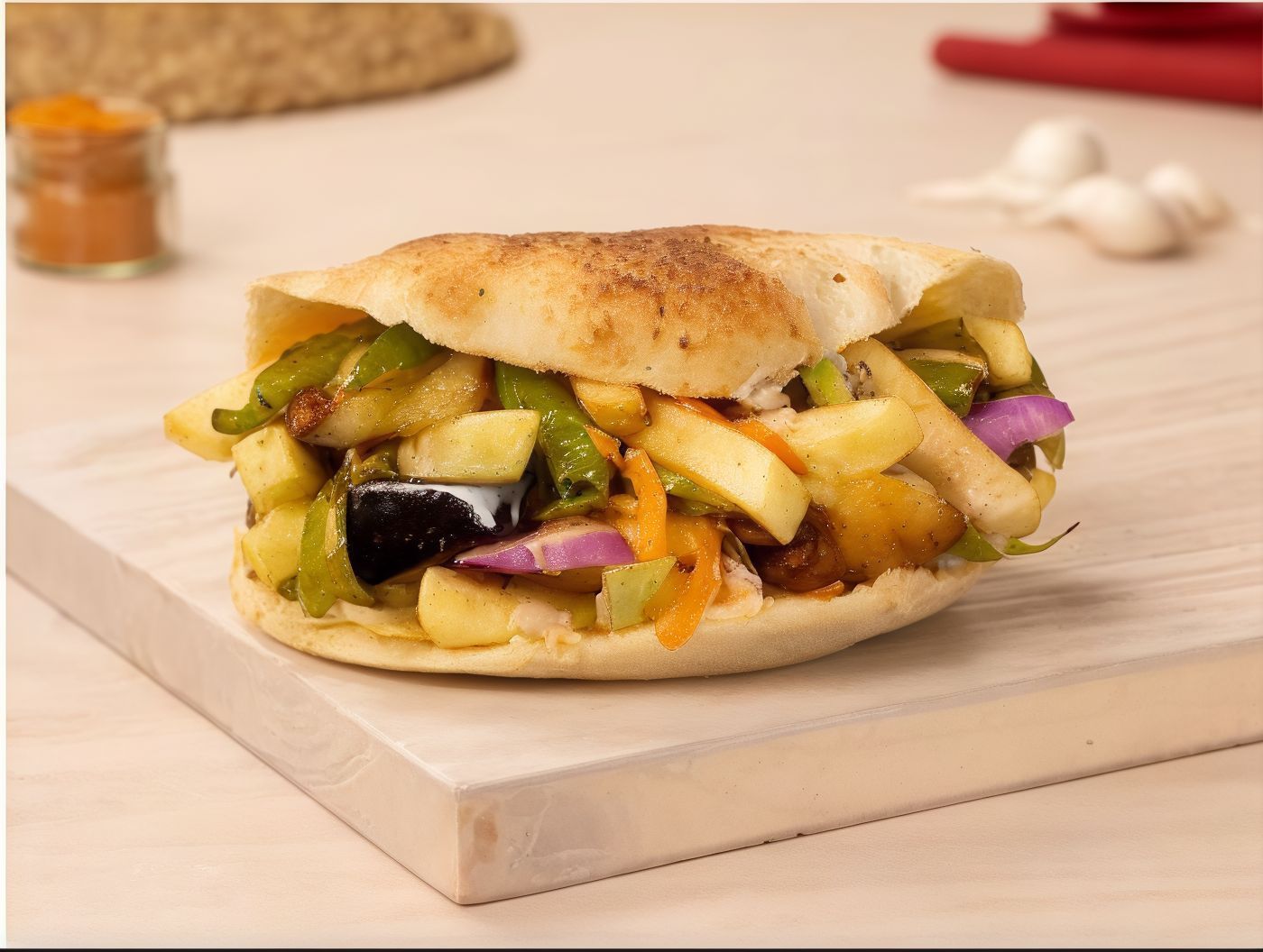 Tahbeesh Potatoes Sandwich