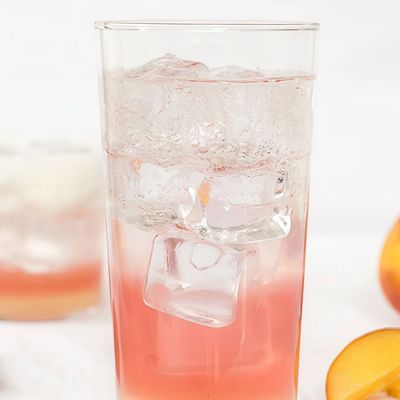 Peach Italian soda