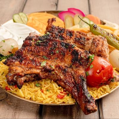 وجبة 3 أفخاذ دجاج مشوية على الفحم