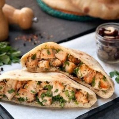 large Grilled breast sandwich baladi bread