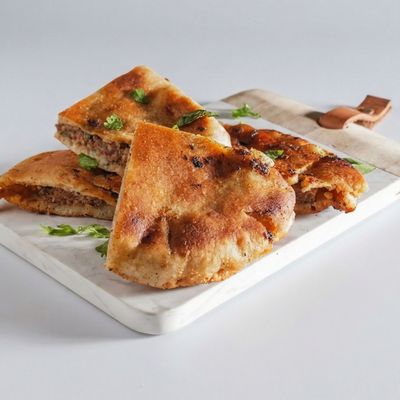 large Hawawshi sandwich baladi bread