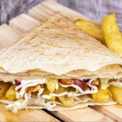 Potato Burger Crepe