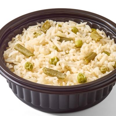 Steamed basmati rice dish