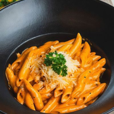 Red sauce pasta