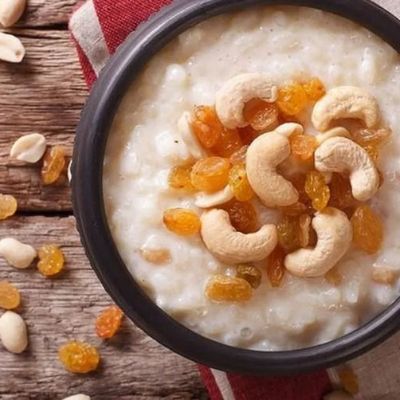 Rice Pudding With Nuts
