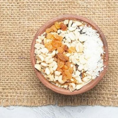 Rice Pudding With Nuts And Basbousa