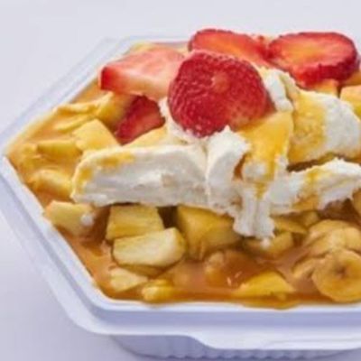 qonbela with ice cream