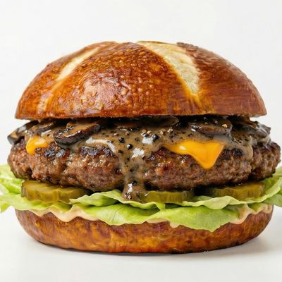 Pepper Mushroom Burger 180g