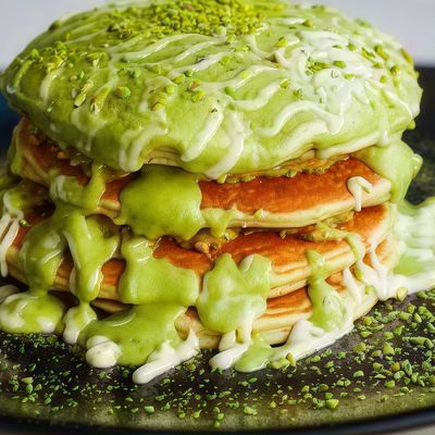 Pistachio Pancakes