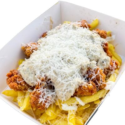 Messy Truffle Fries Pops