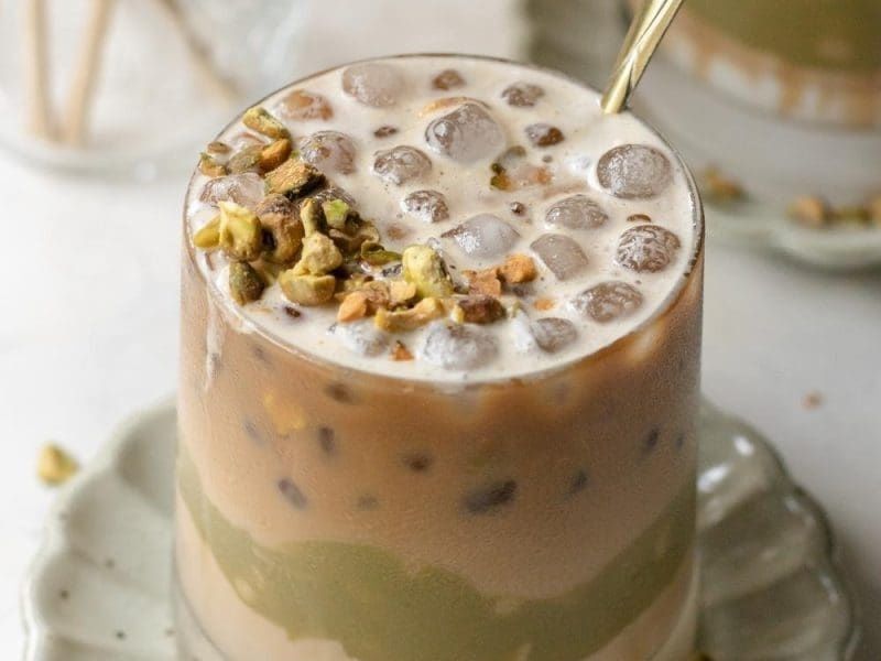 Iced Pistachio Latte