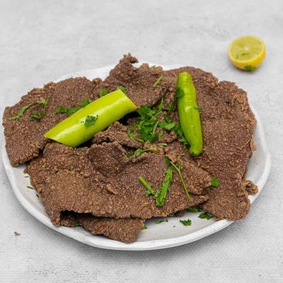 كبد مقلية بانيه