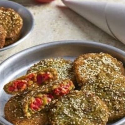 Spicy stuffed Taamia patty