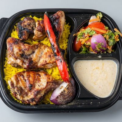 Quarter Chicken Meal with Rice or Potatoes