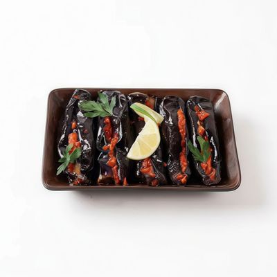 Pickled eggplant salad