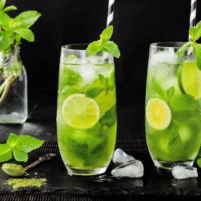 Lemon mint tray