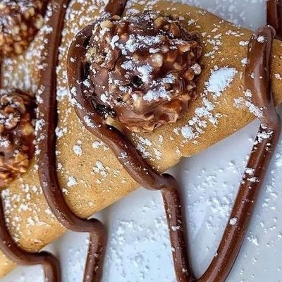 Ferrero Rocher Crepe