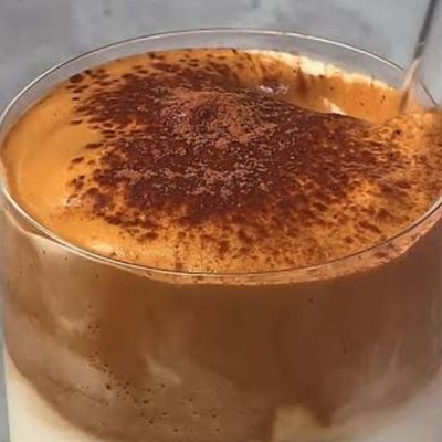 Lotus iced latte