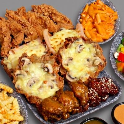 Family Fried Meal for Four