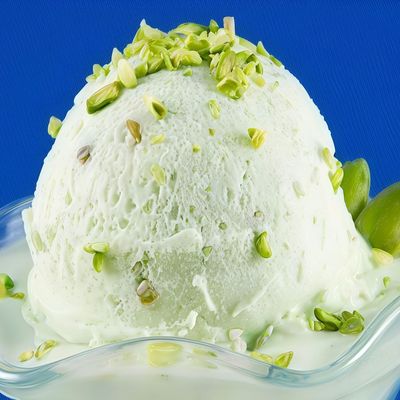Pistachio mastic ice cream