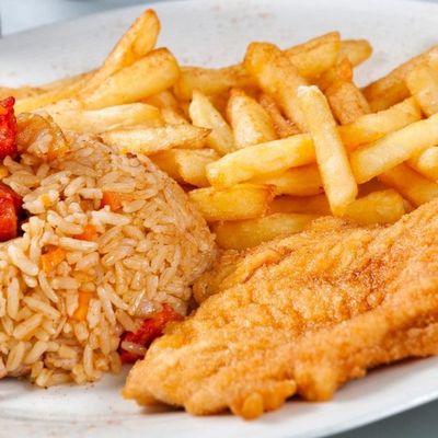 Fried Fish Fillet Meal