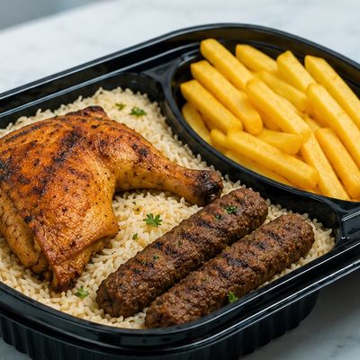 Boneless Chicken and Kofta Meal