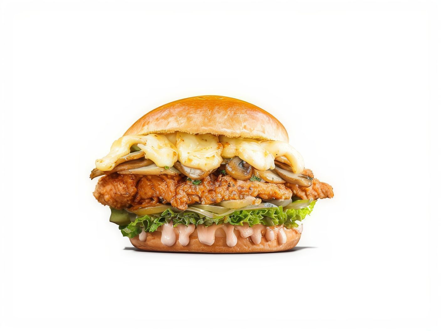 Garlic Mushroom Chicken Sandwich