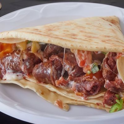 Sausage crepe