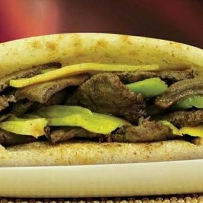 Liver Sandwich (Baladi Bread)
