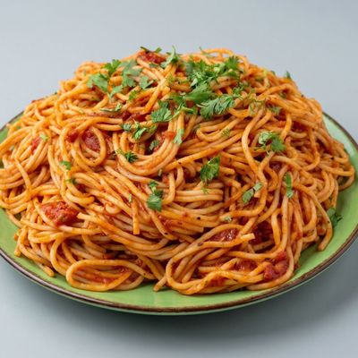 Spaghetti With Tomato Sauce