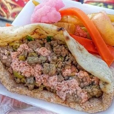 ساندوتش كبده عيش بلدي