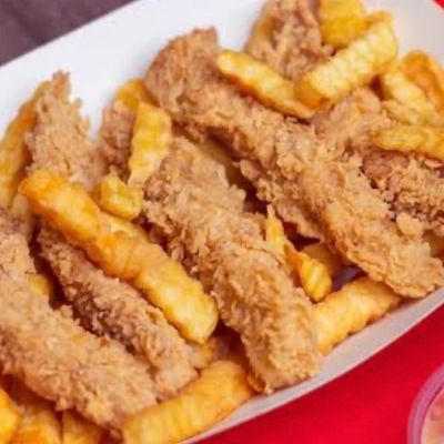 5 pieces of chicken strips