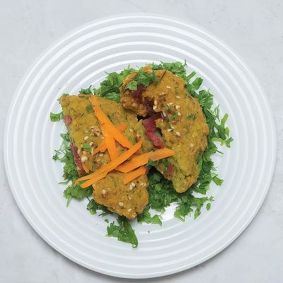 Pastrami Falafel Patty
