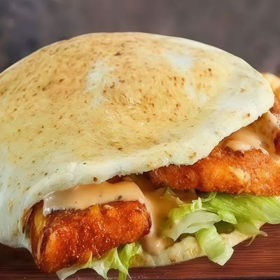 Fried Cheese On Fingers Sandwich