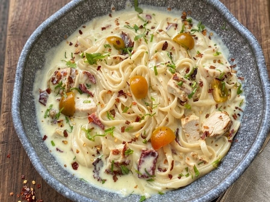 Blue Cheese Chicken Pasta hot