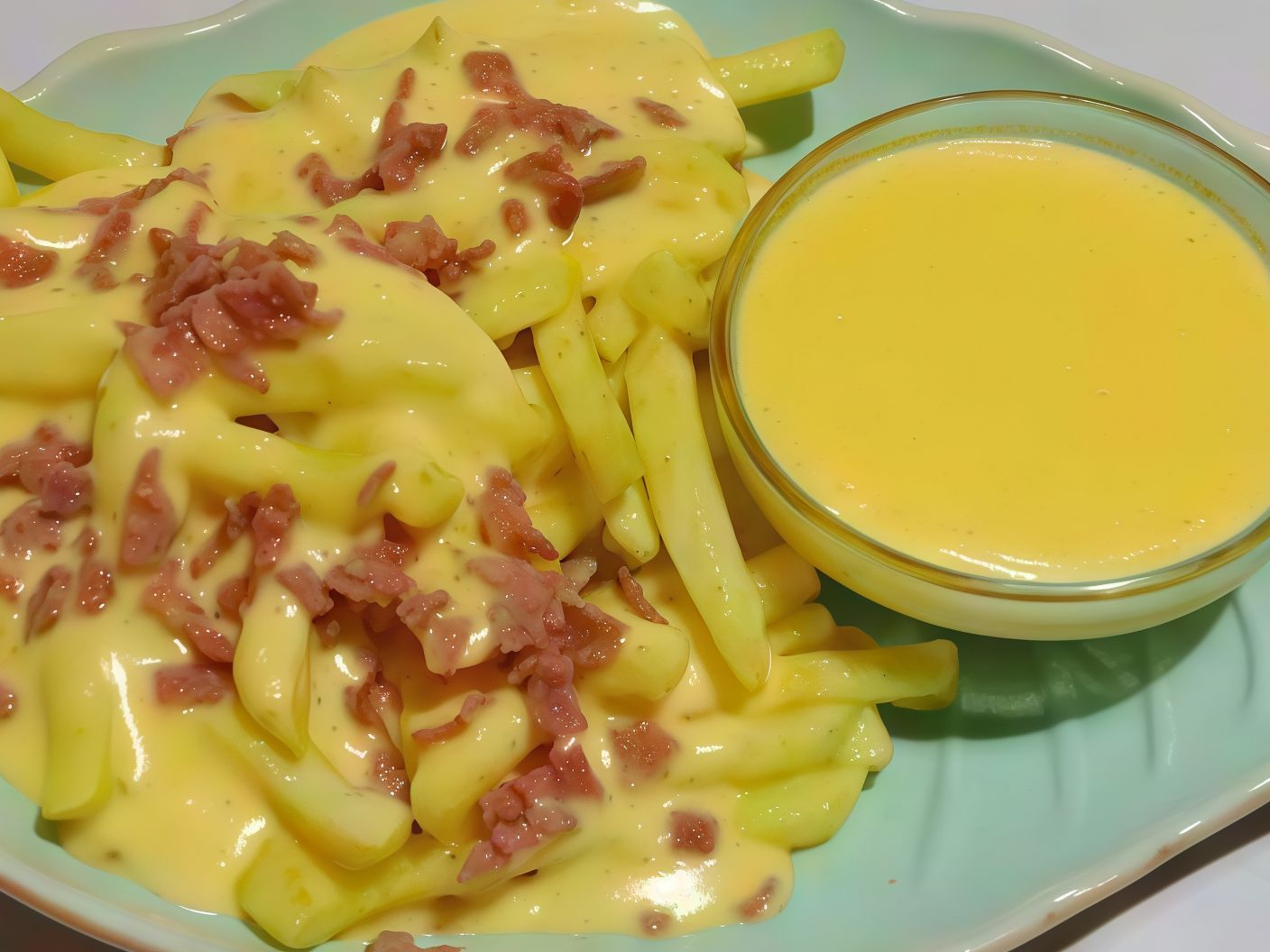 Farm Fries Jalapeno With Cheese Sauce