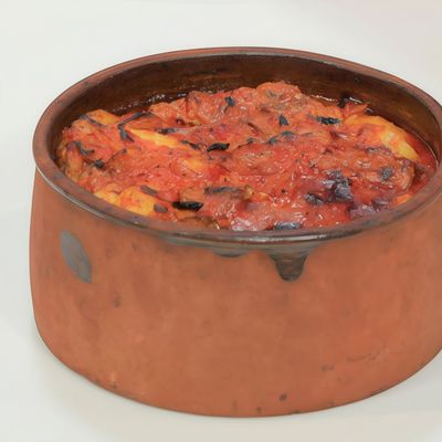 Potato and Meat Tagine