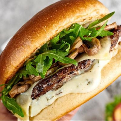 Swiss Mushroom Burger