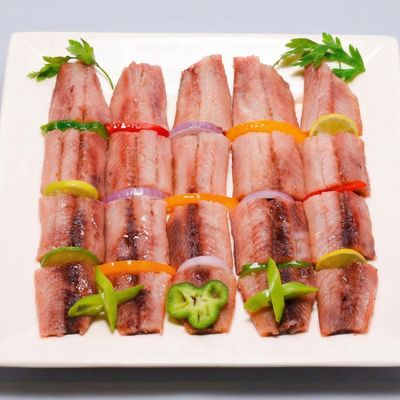 Pure herring fillet dish, 500 grams, with olive oil