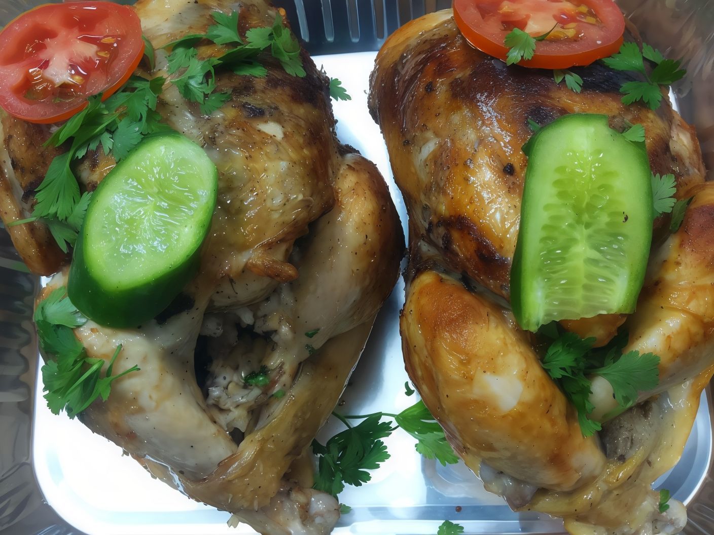 Boiled And Roasted Chicken