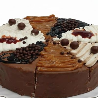 Chocolate torta steak cake