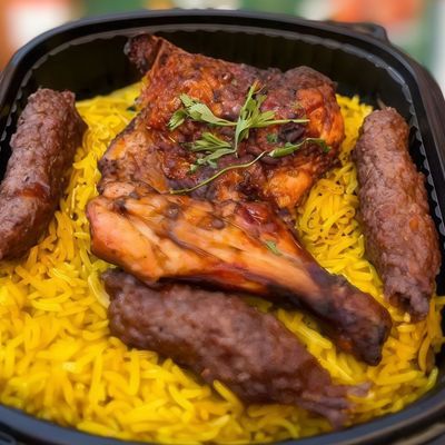 one eighth Kofta and Quarter Chicken