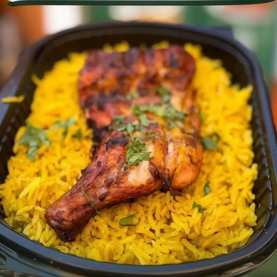 Quarter Chicken Thigh Meal