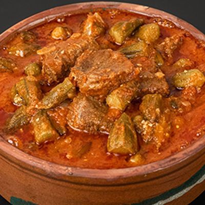 Okra Meat casserole