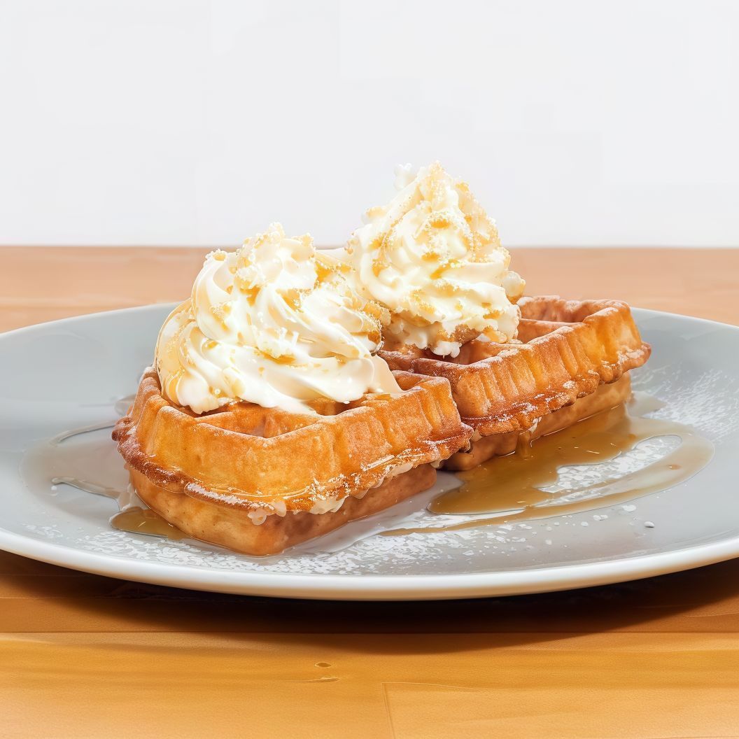 Cream and Honey Waffle